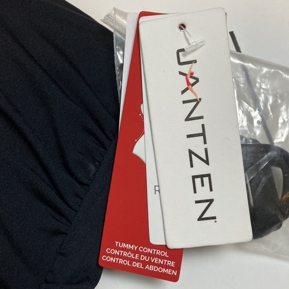 Jantzen Classics NWT One Piece Cut Out Swimsuit Tummy Control Removable Strap 10 - Picture 2 of 15